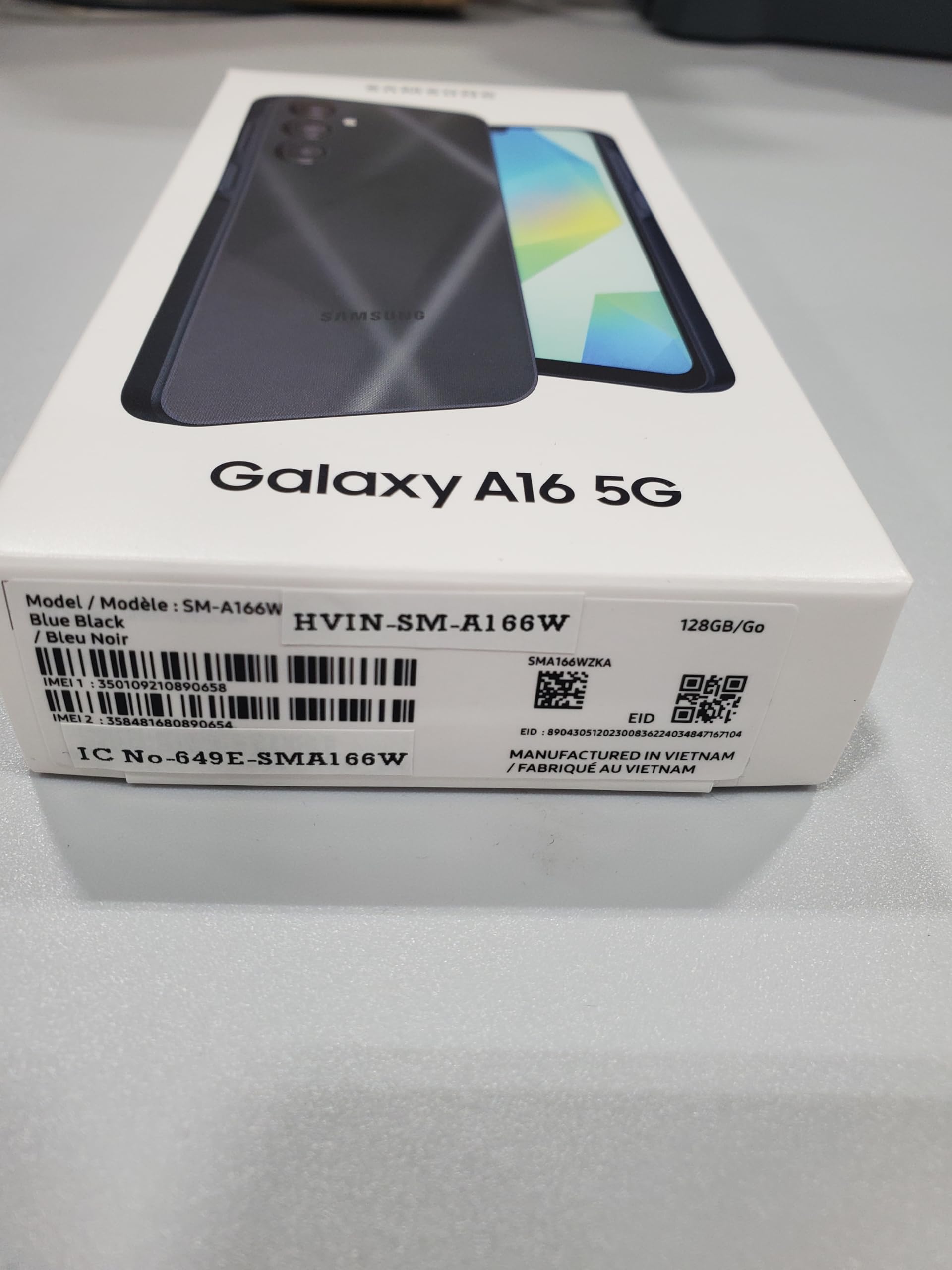 Samsung Galaxy A16 5G, (128GB + 128 GB SD Card), 6.7